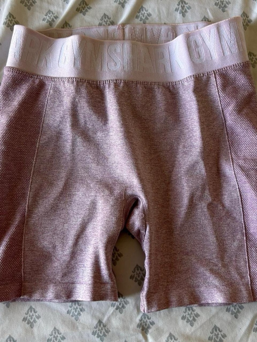 Gymshark Kids Light Pink Seamless Shorts
